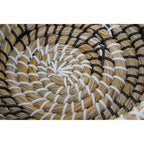 Set Of 3 Baskets With Black And White Detail