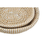 Set of Two Oval Woven Baskets