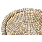 Set of Two Oval Woven Baskets