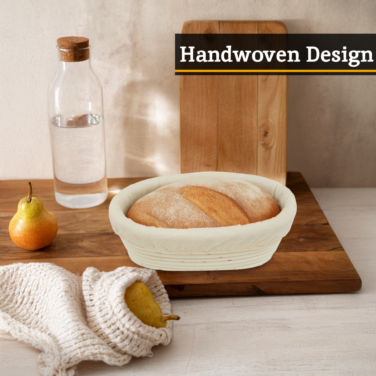 Rattan Oblong Bread Proofing Basket