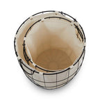 Set of Two Matte Black Laundry Baskets