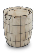 Set of Two Matte Black Laundry Baskets