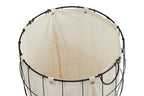 Set of Two Matte Black Laundry Baskets