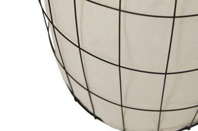 Set of Two Matte Black Laundry Baskets