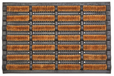 Coir Brush Scraper Doormat