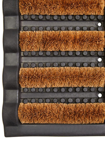 Coir Brush Scraper Doormat