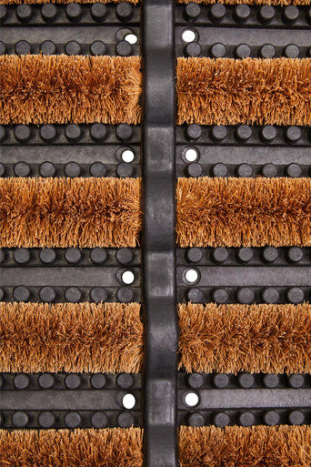 Coir Brush Scraper Doormat