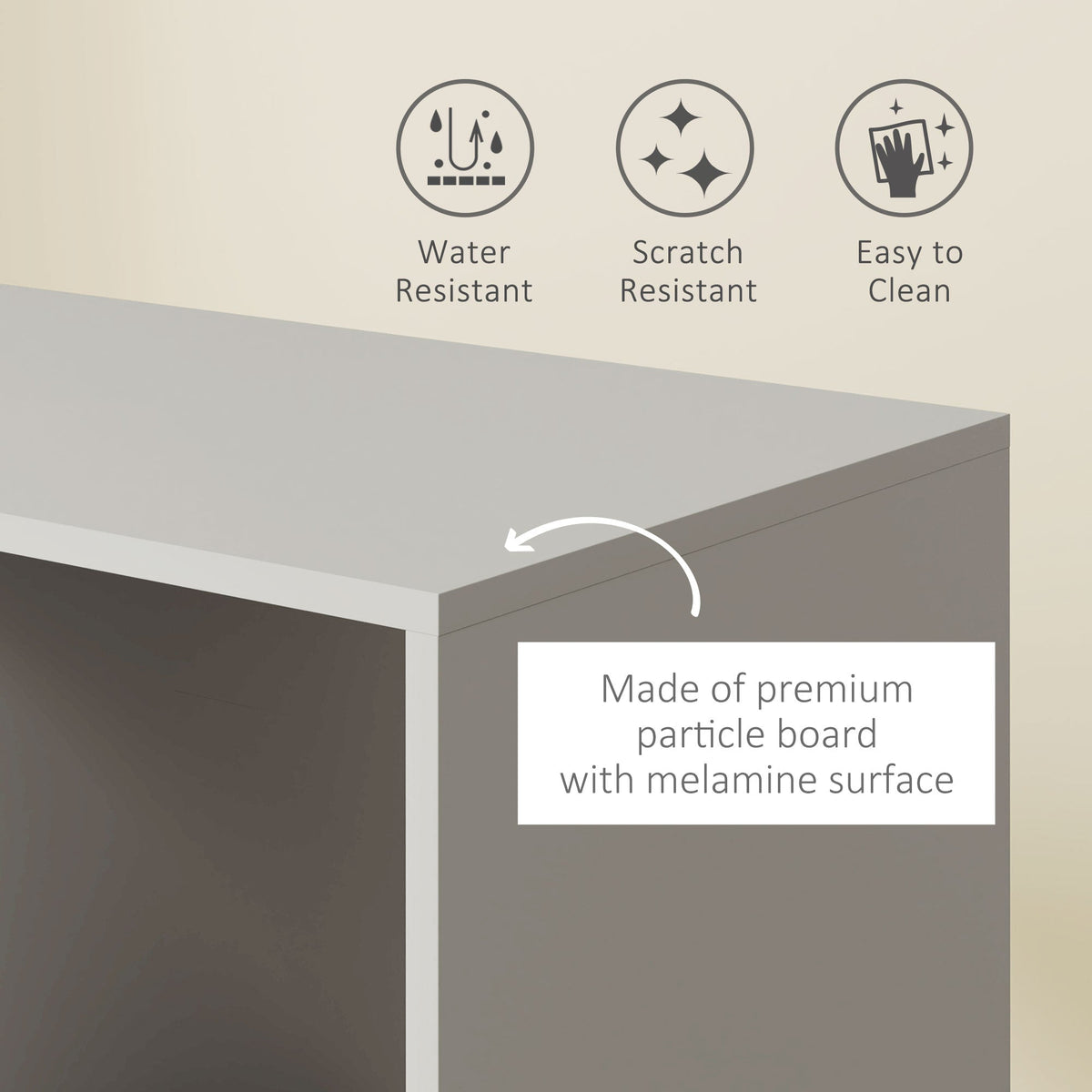 Rolling Open Wardrobe Hanging Rail Storage Shelves for Clothes, Grey