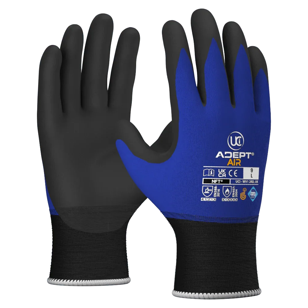 Adept Air NFT Palm Coated Gloves (10 Pack)