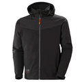 Helly Hansen 74290 Oxford Softshell Hooded Work Jacket Black
