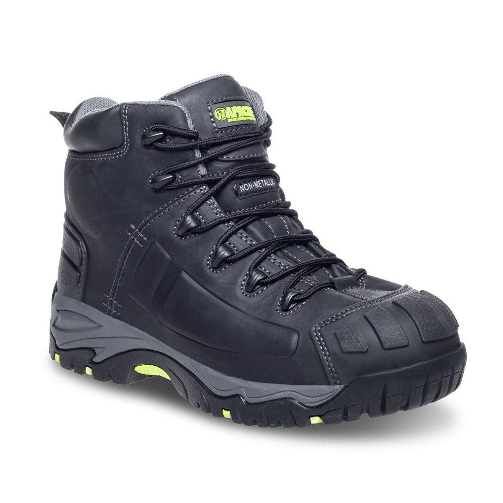 Apache Mercury Non Metallic Composite Toe Cap Waterproof Work Boot Black