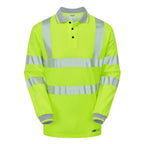 PULSAR LIFE LFE925 NB Hi-Vis Long Sleeve Yellow Polo Shirt