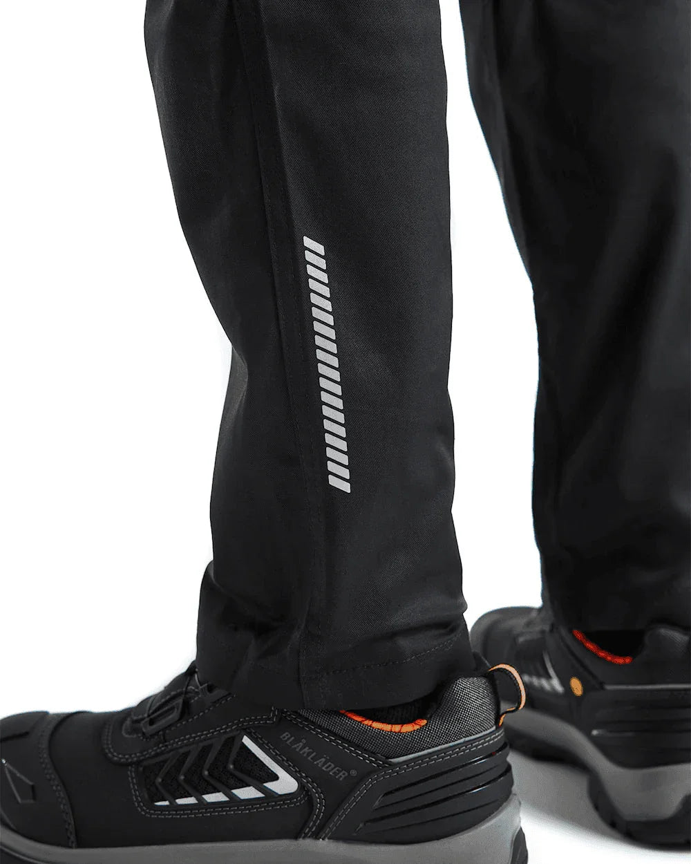 Blaklader 1448 Industry Stretch Kneepad Trousers Black/Hi-Vis Yellow