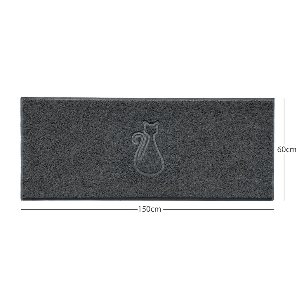 Cat Embossed Spaghetti Doormat