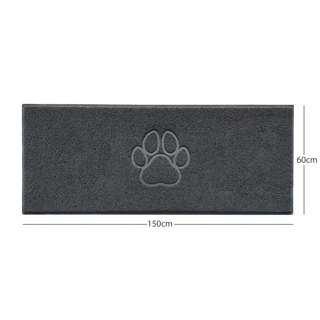 Paw Print Embossed Spaghetti Doormat