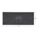 Paw Print Embossed Spaghetti Doormat