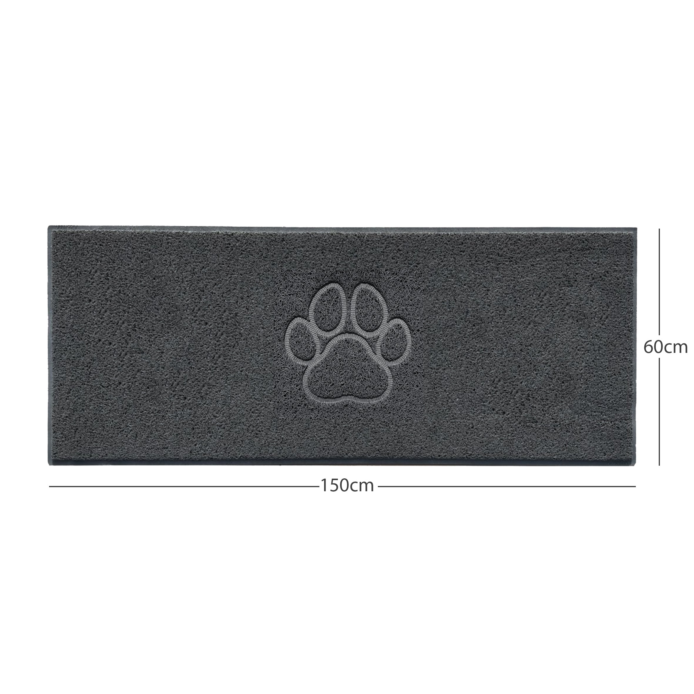 Paw Print Embossed Spaghetti Doormat