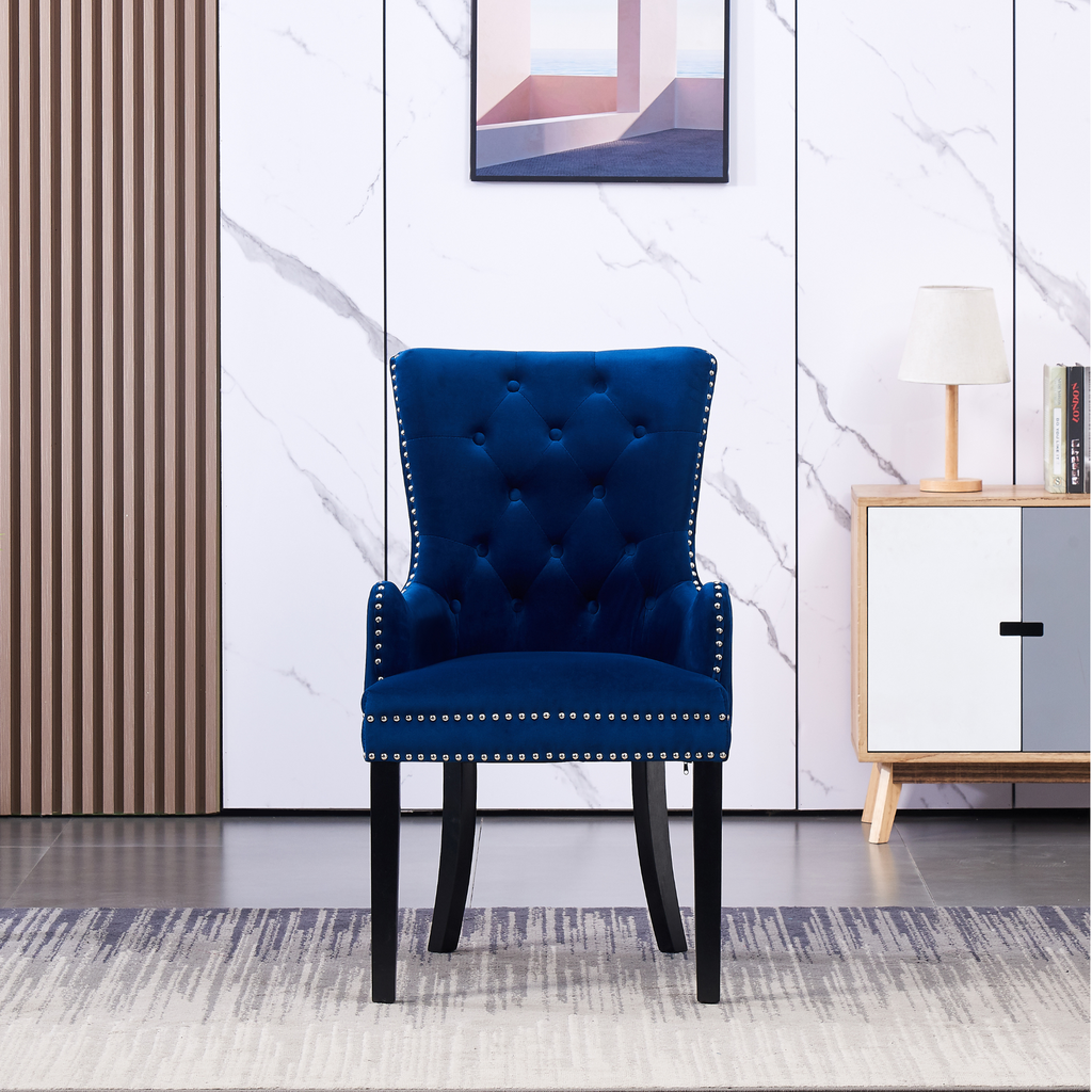 LUX Velvet Dining Chair (with armrests)