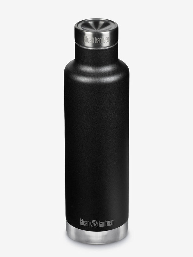 Klean Kanteen 750ml Classic Insulated Bottle With Pour Through Cap Black