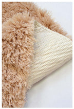 Soft Washable Beige Shaggy Rug