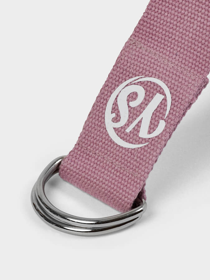GOTS Organic Cotton D-Ring 2.5m Yoga Belt Strap