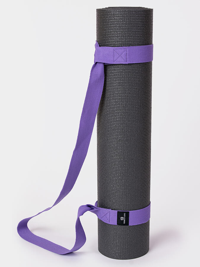 Yoga Studio Organic Cotton Yoga Mat Strap Carrier Light Purple