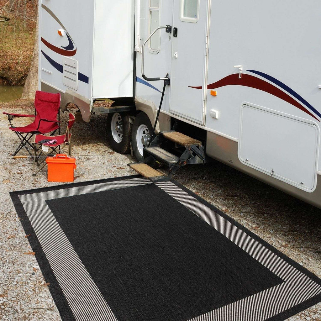 Ecology Outdoor Rug Black