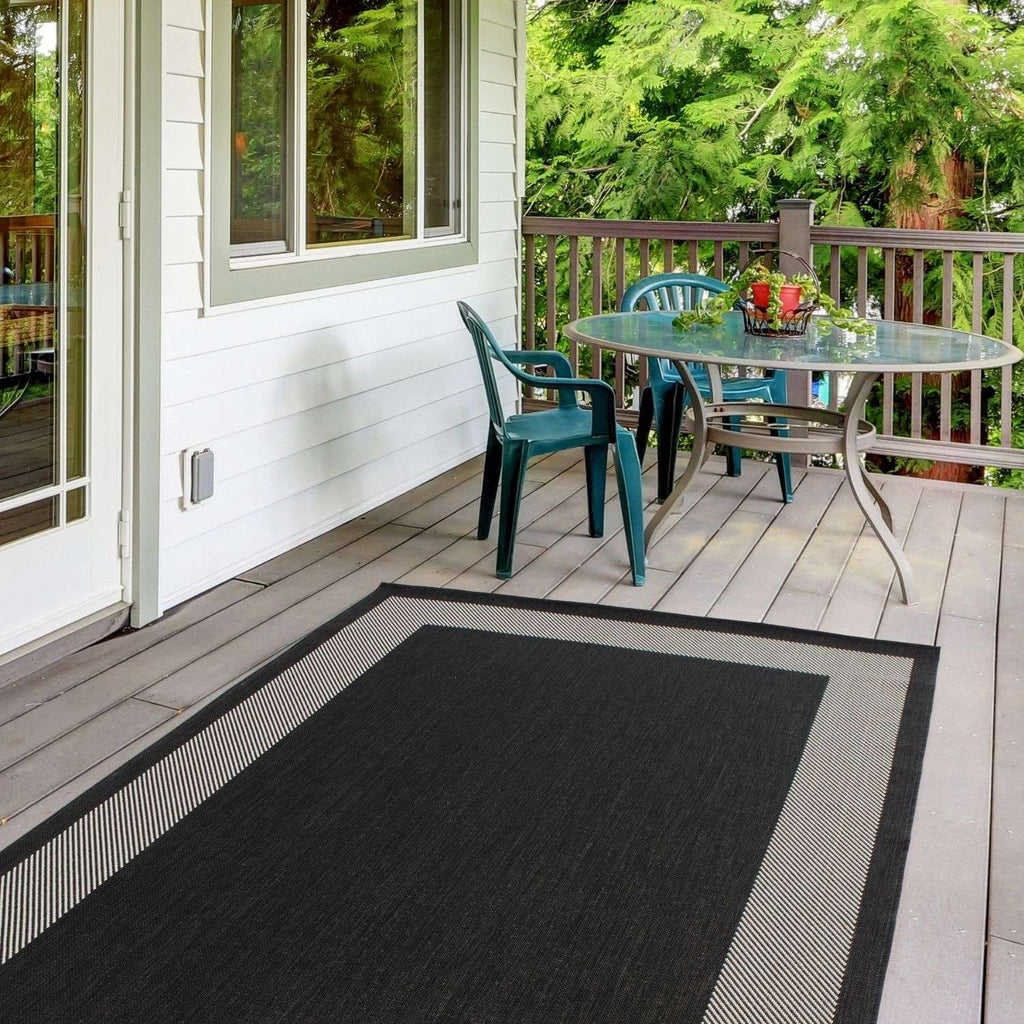 Ecology Outdoor Rug Black