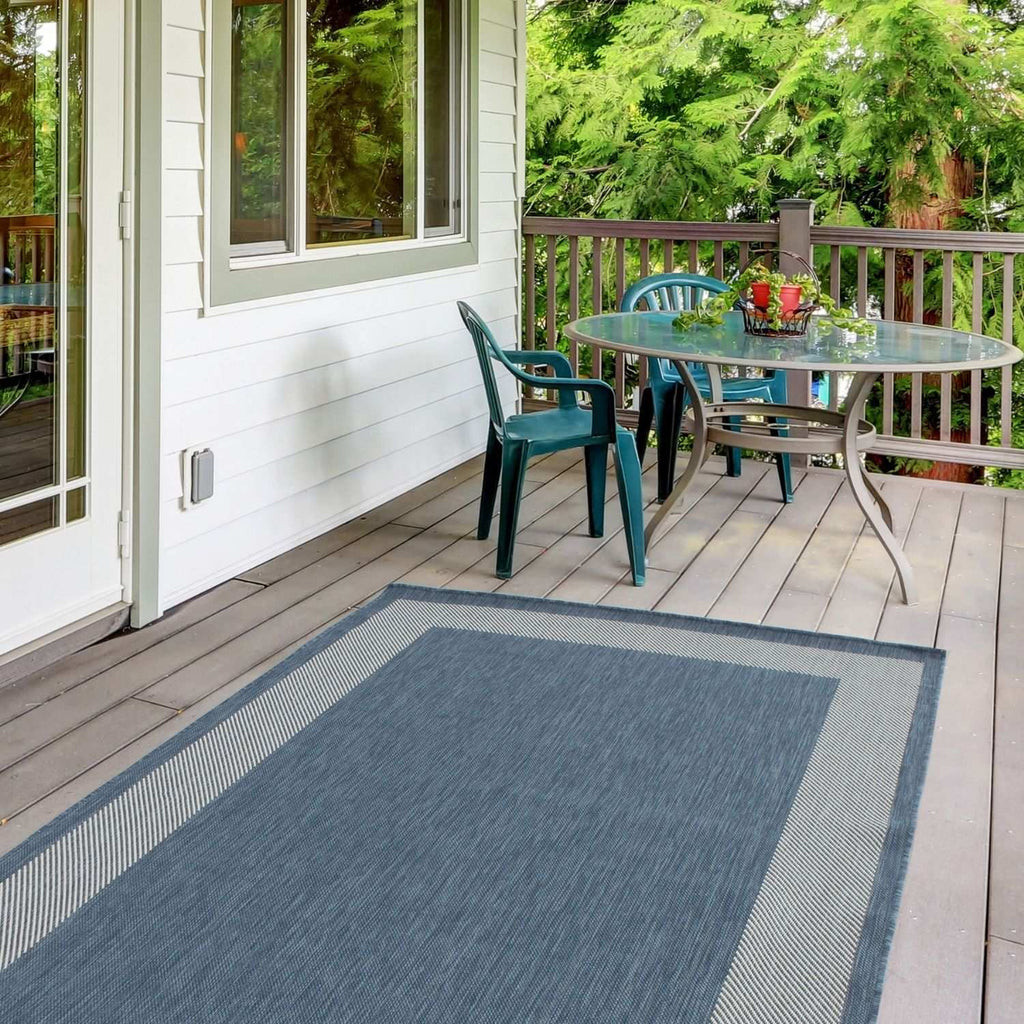 Ecology Outdoor Rug Blue