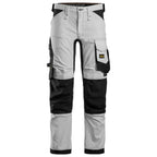 Snickers 6341 AllroundWork Stretch Trousers White Snickers Size 100 (35" Waist, 30" Leg)