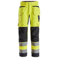 Snickers 6260 ProtecWork Hi-Vis Class 2 Work Trousers Holster Pockets