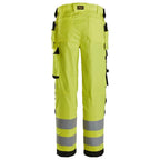 Snickers 6734 High-Vis Class 2 Women's Stretch Trousers Holster Pockets