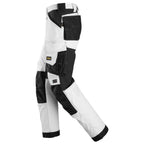 Snickers 6351 AllroundWork Stretch Loose fit Work Trousers White