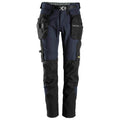 Snickers 6972 FlexiWork, Work Trousers+ Detachable Holster Pockets Navy Blue