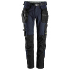 Snickers 6972 FlexiWork, Work Trousers+ Detachable Holster Pockets Navy Blue