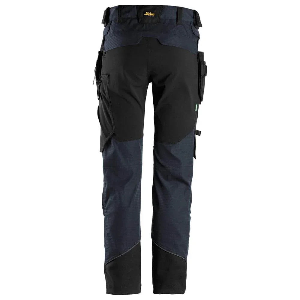 Snickers 6972 FlexiWork, Work Trousers+ Detachable Holster Pockets Navy Blue