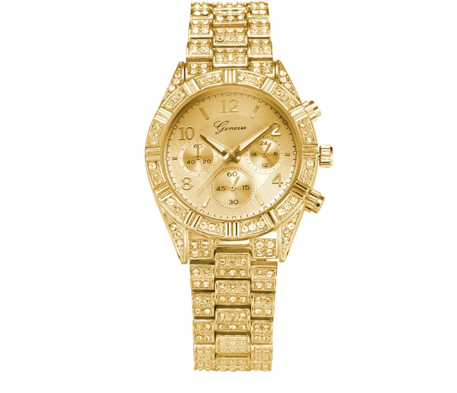 Women's Crystal Quartz Analog Wrist Watch