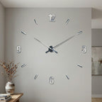DIY Mirrored Wall Clock