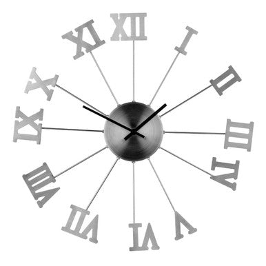 51cm Dia Roman Numerals Metal Wall Clock