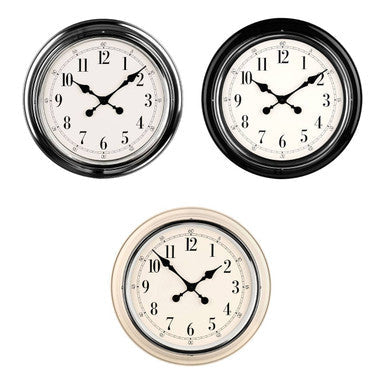 Chrome Finish Wall Clock