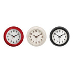 Cream Metal White Face Wall Clock