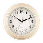 25cm Dia Vintage Cream Wall Clock
