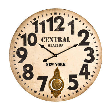 58cm Dia Vintage Style Wall Clock