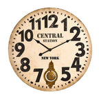 58cm Dia Vintage Style Wall Clock