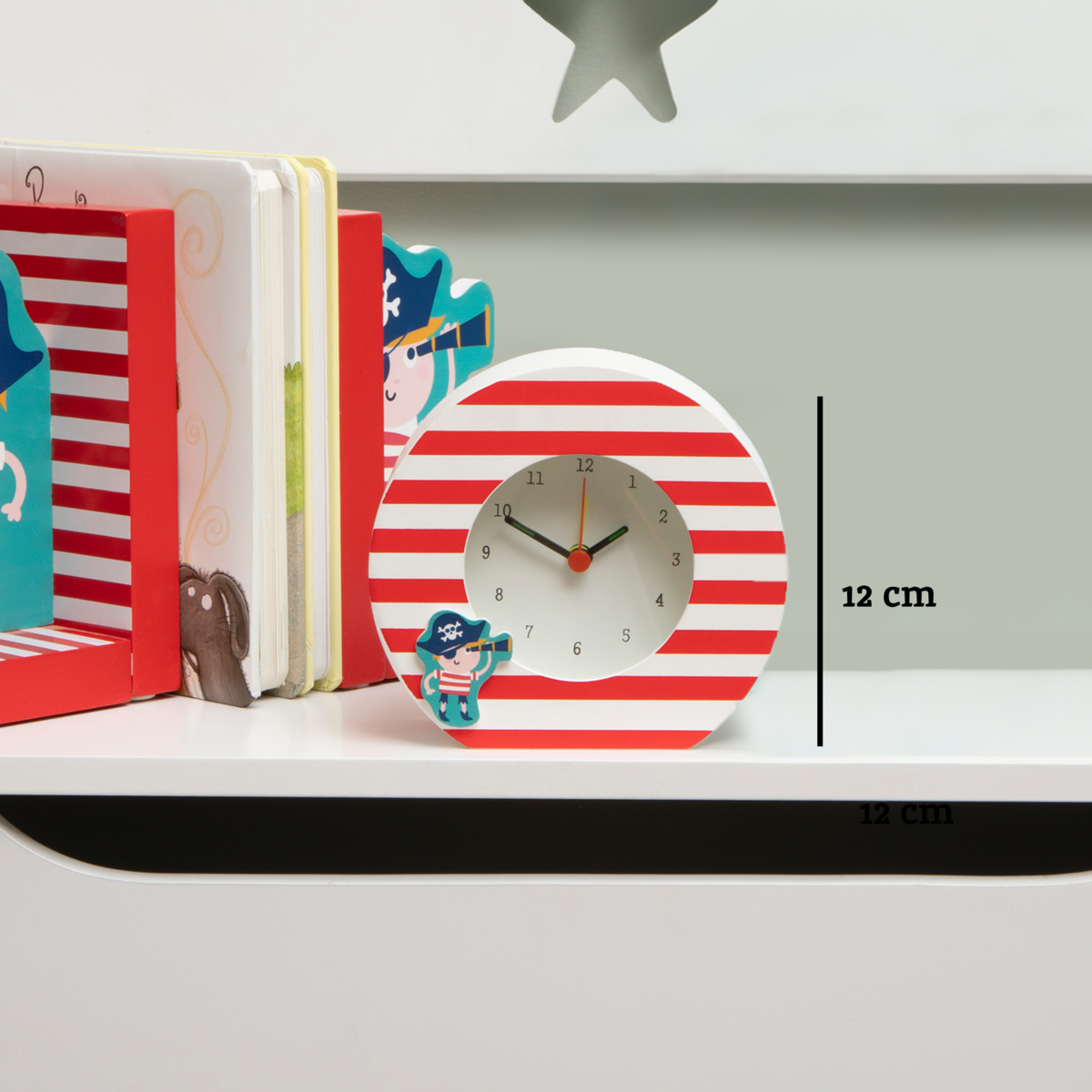 Pirate Themed Table Clock