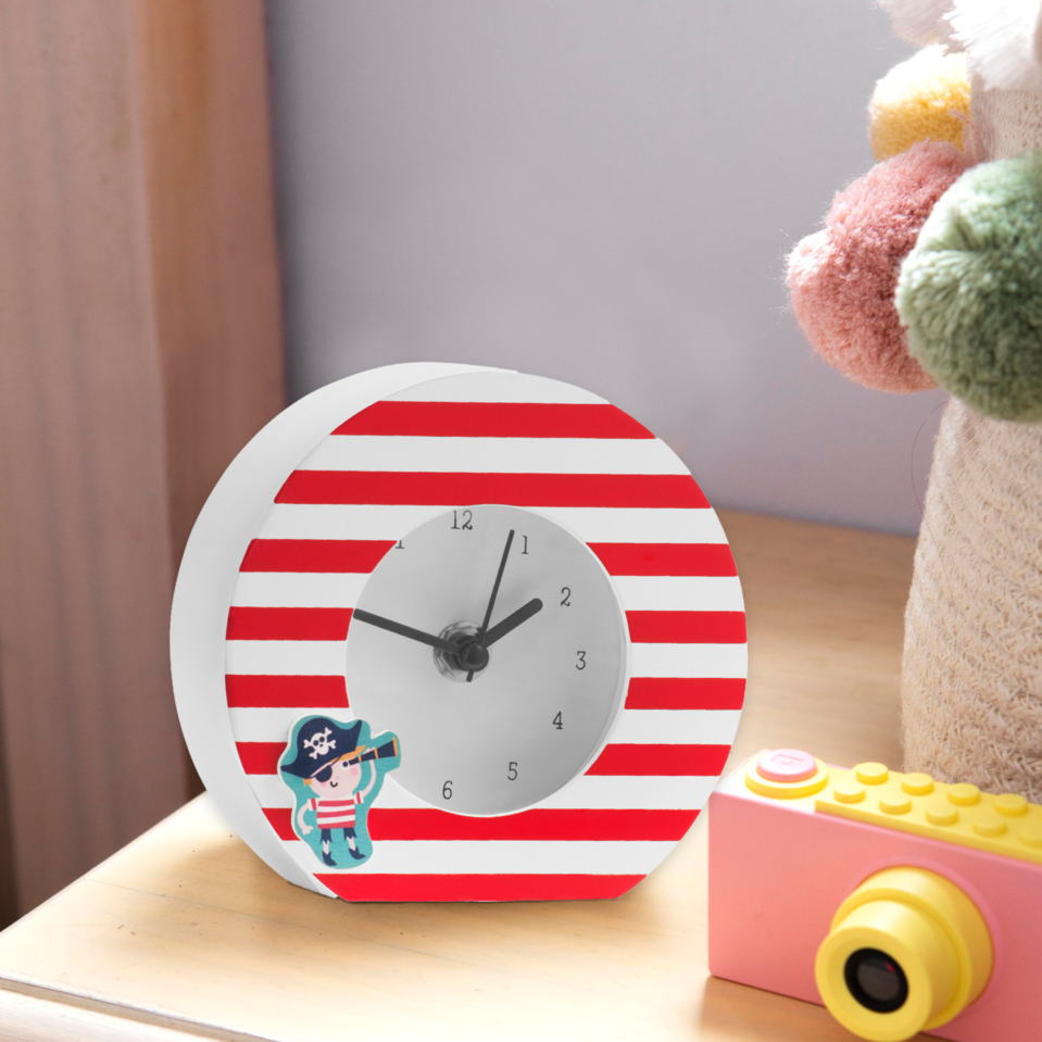 Pirate Themed Table Clock