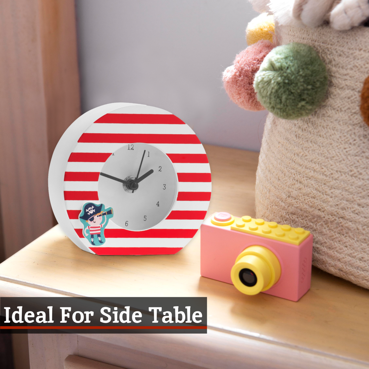Pirate Themed Table Clock