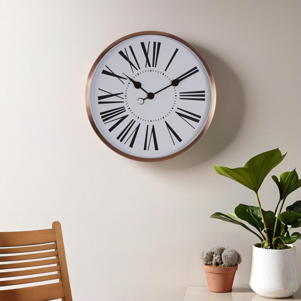 50cm Dia Rose Gold Wall Clock