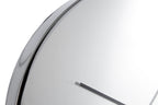 40cm Dia Chrome and Mirror Wall Clock