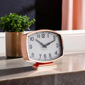 Rose Gold Finish Table Clock